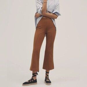 NWT Size SP - The Margot Kick-Flare Cropped Pants by Maeve: Textured Edition